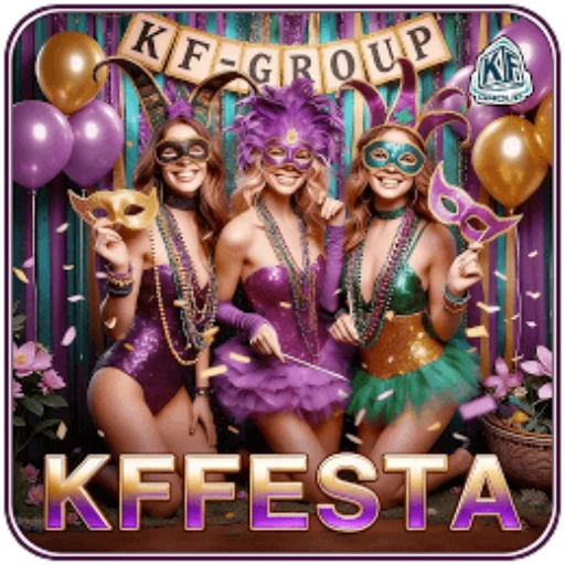 KFFESTA: Dive into excitement and fun daily. Logo
